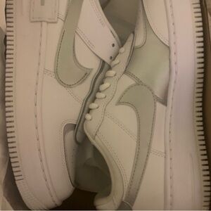 NEW Women's White and Silver Athletic Shoes